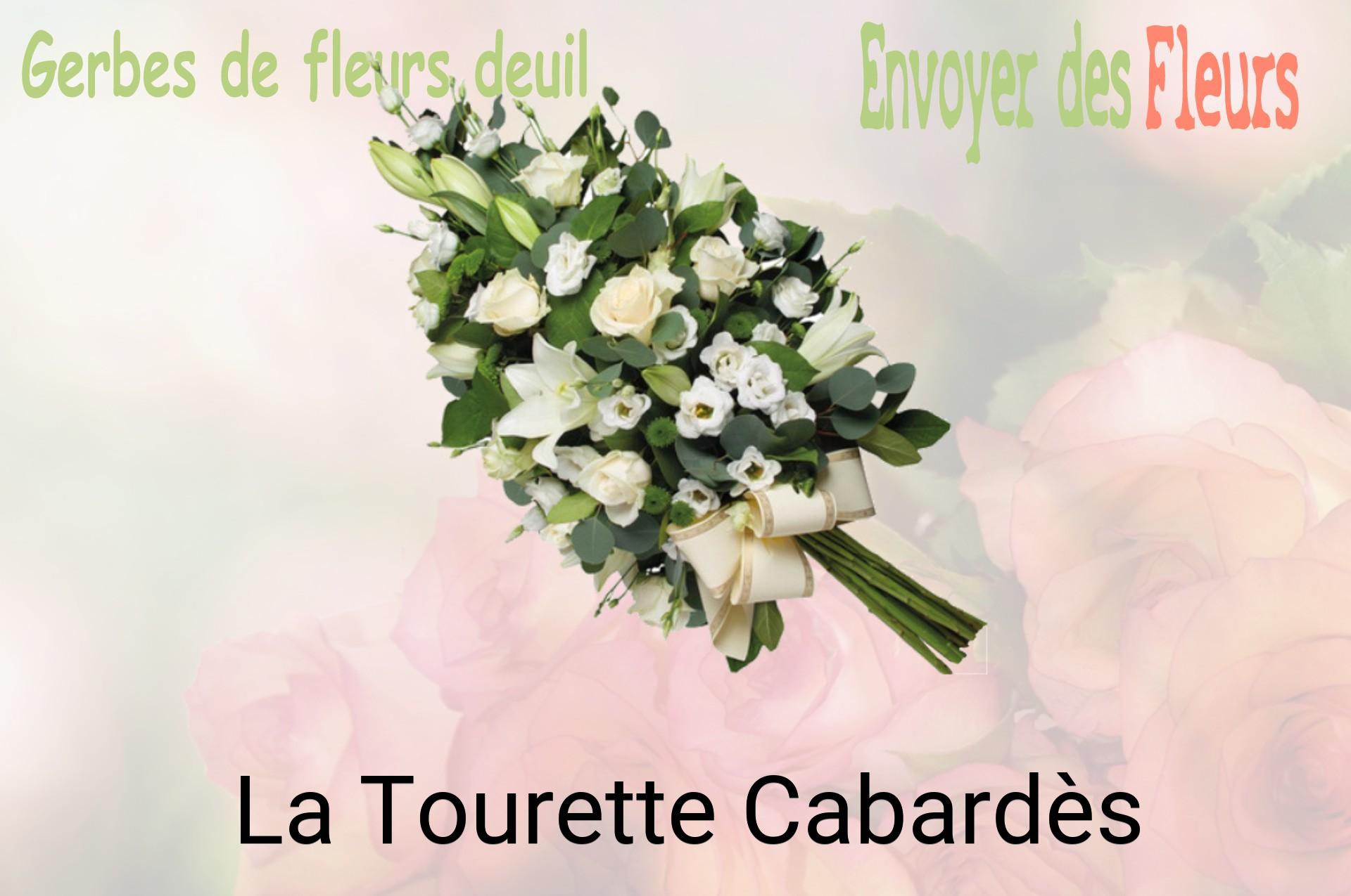 Gerbe de fleurs de deuil livrée à La Tourette-Cabardès